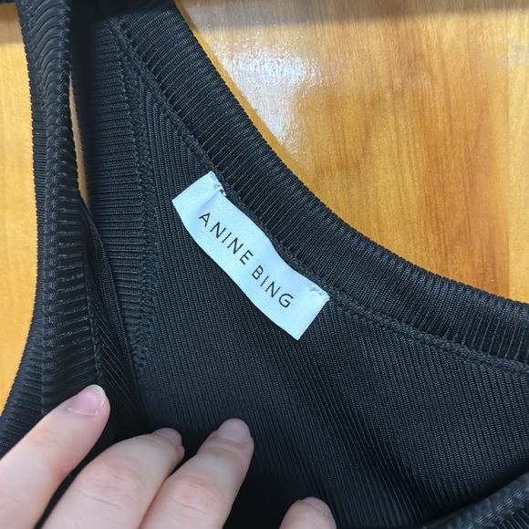 Anine Bing -REN Top in Black - Picture 9 of 12